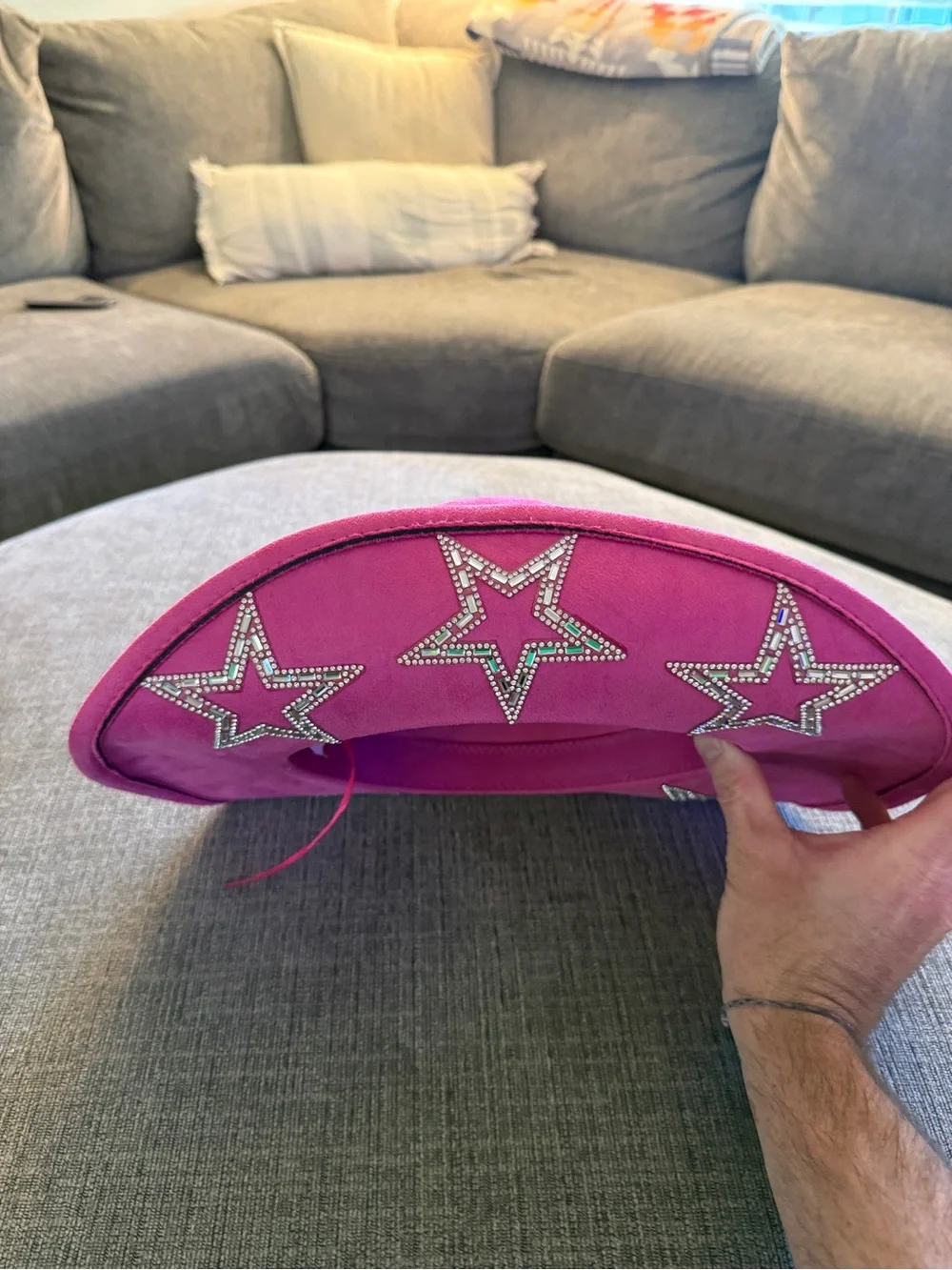 Pink Lily cowgirl hat